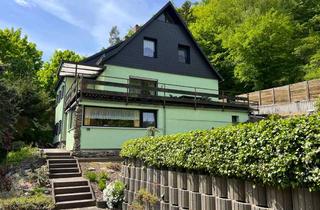 Einfamilienhaus kaufen in 01824 Königstein, Gemütliches Einfamilienhaus mit großer Terrasse, Pool, Garage und Blick auf die Festung Königstein