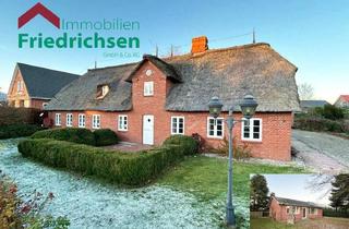 Haus kaufen in 25926 Ladelund, Zwei Häuser - ein Preis! - Attraktives Doppelangebot auf großem Grundstück in Ladelund