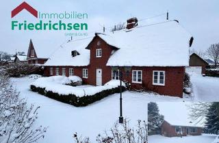 Haus kaufen in 25926 Ladelund, Zwei Häuser - ein Preis! - Attraktives Doppelangebot auf großem Grundstück in Ladelund