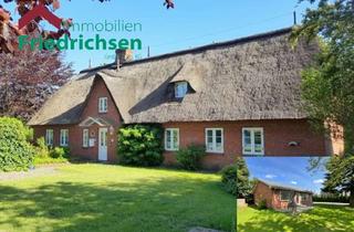 Haus kaufen in 25926 Ladelund, Zwei Häuser - ein Preis! - Attraktives Doppelangebot auf großem Grundstück in Ladelund