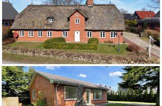 Haus kaufen in 25926 Ladelund, Zwei Häuser - ein Preis! - Attraktives Doppelangebot auf großem Grundstück in Ladelund
