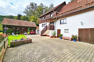 Einfamilienhaus kaufen in 64759 Sensbachtal, Einfamilienhaus für Naturliebhaber mit Nebengebäude, Weiden zukaufbar