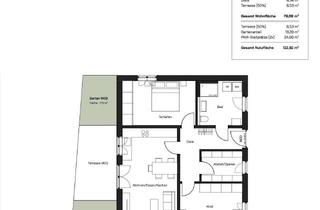 Wohnung kaufen in Klardorfer Straße 54a, 92421 Schwandorf, NEUBAU: 3-Zimmer-Wohnung mit Garten im Mehrfamilienbungalow