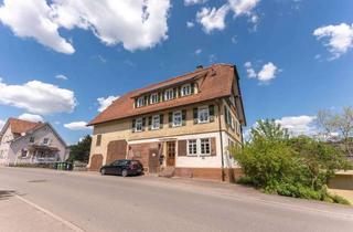 Haus kaufen in 72224 Ebhausen, Historisches Fachwerk-Anwesen mit beeindruckender Scheune und großem Garten