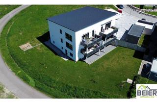 Wohnung kaufen in 74594 Kreßberg, Erdgeschosswohnung mit überdachter Terrasse und Naturblick * ERSTBEZUG *