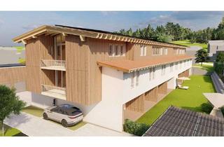 Wohnung kaufen in 83376 Truchtlaching, Familienfreundliche Neubau-Reihenhauswohnung (EG+OG) mit Garten