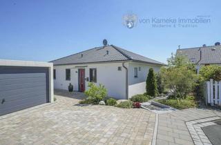 Haus kaufen in 91443 Scheinfeld, Wohnen auf einer Ebene – Barrierefreier Bungalow (KFW 40+) mit Wohlfühlgarten in ruhiger Lage