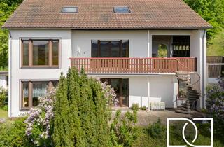 Haus kaufen in 95339 Wirsberg, Architektenhaus auf großem Grundstück mit Pool und Fernblick in ruhiger Lage in Wirsberg