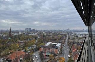 Immobilie mieten in Hamburger Straße, 22083 Barmbek-Süd, Moderne 2 Zi.-Wohnung mit tollem Weitblick über Hamburg!