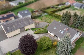 Lager kaufen in 55599 Stein-Bockenheim, ++ 4.554 m² Areal: 2-geschossige Halle * 3 hohe Tore + 2-Familienhaus = vielfältige Möglichkeiten ++