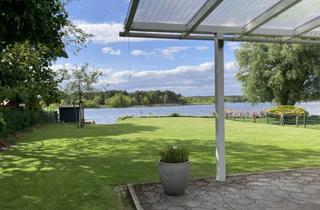 Haus kaufen in Kaltenhausen, 14798 Havelsee, Atemberaubend! Grandioses Wassergrundstück mit Haus, Gästehaus und Blick in den Sonnenuntergang!!!