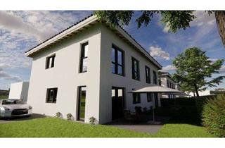 Doppelhaushälfte kaufen in 32278 Kirchlengern, Zukunftssicher wohnen – Doppelhaushälfte im KfW-55-Standard mit Garten und Terrasse