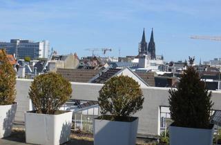 Penthouse mieten in Kettengasse 22-24, 50672 Altstadt & Neustadt-Nord, Penthouse über zwei Etagen, große Terrasse, zwei Balkone, Nähe Rudolfplatz