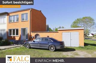 Doppelhaushälfte kaufen in 19374 Grebbin, Solide Doppelhaushälfte mit großem Grundstück in ländlicher Umgebung