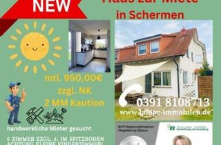 Haus mieten in Am Hühnerberg, 39291 Möser, Doppelhaushalte in ruhiger ländlicher Lage zu vermieten