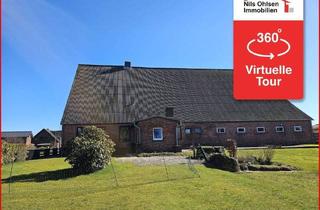 Haus kaufen in 25597 Westermoor, Westermoor - Schöner Fachhallen Resthof mit Ausbaureserve