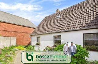 Doppelhaushälfte kaufen in 16866 Gumtow, Doppelhaushälfte mit Scheune & Bauland – für Herz & Hammer gemacht.