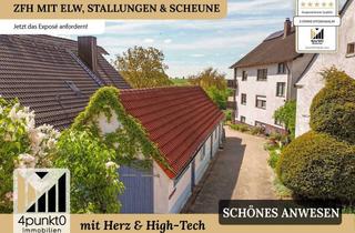 Haus kaufen in 91722 Arberg, ZFH in Seenähe mit ELW, Nebengebäuden und Weidefläche