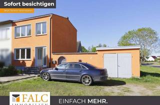 Doppelhaushälfte kaufen in 19374 Grebbin, Solide Doppelhaushälfte mit großem Grundstück in ländlicher Umgebung