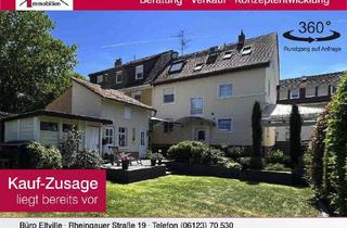 Doppelhaushälfte kaufen in 65795 Hattersheim, Schicke großzügige Doppelhaushälfte mit wunderschönem Garten in ruhiger Lage