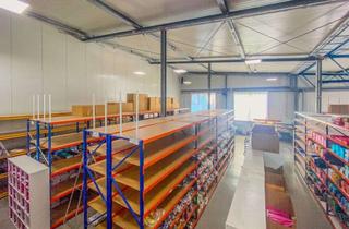 Gewerbeimmobilie mieten in 86399 Bobingen, Großzügiges Lager- und Produktionshallenabteil inkl. Kfz-Stellplätze in Bobingen zu vermieten!