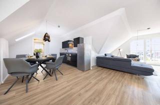 Wohnung kaufen in 18119 Seebad Warnemünde, VIDEO: Exklusive Dachgeschosswohnung mit 3 Zimmern + 150 m zum Strand + Stellplatz