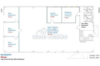 Büro zu mieten in 89290 Buch, Einzelflächen (66qm, 94qm, 170qm, 440qm, 660qm) in Halle mit Büro-, Lager-, Produktionsflächen