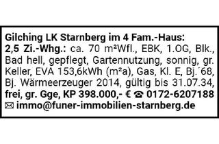 Wohnung kaufen in 82205 Gilching, Gilching LK Starnberg im 4 Fam.-Haus
