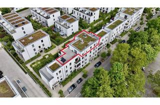 Penthouse kaufen in Kanalstraße 5b, 82362 Weilheim, Exklusives Alleinlage-Penthouse mit zwei Dachterrassen und Alpenblick