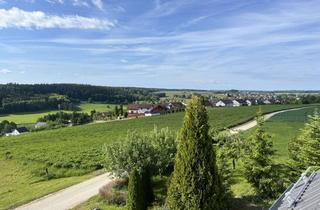 Wohnung mieten in 88605 Meßkirch, helle 3,5-Zimmer-DG-Wohnung mit Balkon und EBK (Neubau im Außenbereich)