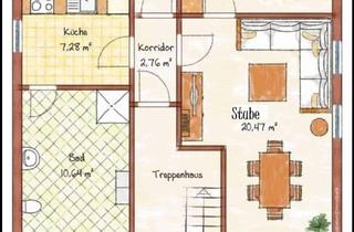 Wohnung mieten in Langgasse, 04603 Nobitz, helle 3 Raum Dachwohnung in Nobitz