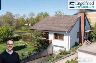 Einfamilienhaus kaufen in 55469 Simmern, Gepflegtes Einfamilienhaus im Bungalow-Stil mit Garage auf weitläufigem Grundstück