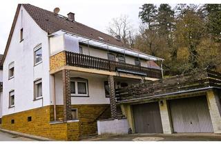Haus kaufen in 64405 Fischbachtal, Ruhige Lage am Fuße des Lichtenberger Schlosses: Verträumtes 1-bis 2-FH mit Garten, Garagen, Scheune