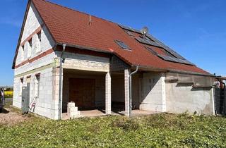 Doppelhaushälfte kaufen in 99195 Großrudestedt, Großrudestedt - Doppelhaushälfte als geschlossener Rohbau