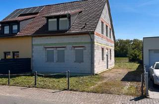 Doppelhaushälfte kaufen in 99195 Großrudestedt, Großrudestedt - Doppelhaushälfte bei Erfurt; geschlossener Rohbau