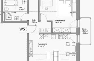 Wohnung mieten in Welfenstraße 18, 86807 Buchloe, Exklusive 2-Zimmer-DG-Wohnung mit Balkon in Buchloe
