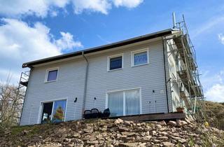 Doppelhaushälfte kaufen in 63589 Linsengericht, Linsengericht/Lützelhausen: Doppelhaushälfte mit Weitblick - Rohbau zur individuellen Vollendung