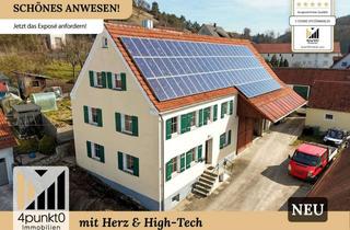 Haus kaufen in 91805 Polsingen, Zwei Häuser, große Scheune & PV – renoviertes Anwesen mit Baupotenzial in Seenähe (Ursheim)