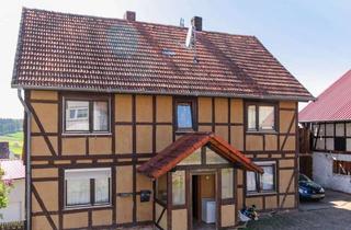 Einfamilienhaus kaufen in 36151 Burghaun, Charmantes Einfamilienhaus mit Scheune und großem Grundstück in Burghaun-Schlotzau