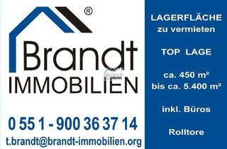 Büro zu mieten in 37079 Göttingen, Interessante Lagerflächen von 450 m² bis 5.472 m², inkl. Büroräumen mit neuen Rolltoren in Top-
