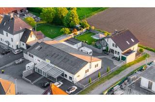 Gewerbeimmobilie kaufen in Bahnhofstr. 11-13, 52441 Linnich, *TOP* Zweifamilienhaus mit 196 m² Wfl., Gewerbehalle, Büro & Showroom in Traumlage zu verkaufen