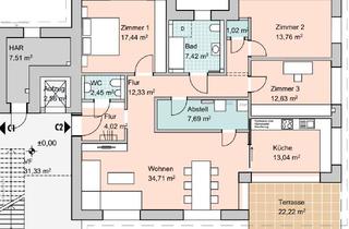 Wohnung kaufen in 38550 Isenbüttel, NEUBAU !!! 4 Zimmer im Erdgeschoss !!! Wohnen in Isenbüttel – Komfort, Gemeinschaft, Nachhaltigkeit