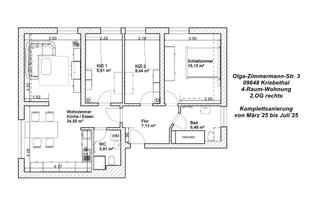 Wohnung mieten in 09648 Kriebstein, Nach Komplettsanierung: Schöne 4-Zimmer-DG-Wohnung