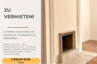 Wohnung mieten in Weilheimerstraße 15b, 82319 Starnberg, Exklusive 5-Zimmer-Wohnung mit Garten in Starnberg!