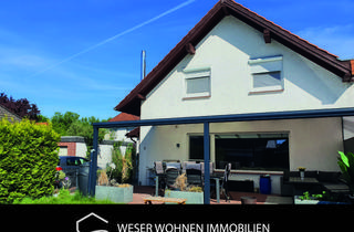 Doppelhaushälfte kaufen in Hinter Den Gärten, 27283 Verden, Provisionsfrei: Moderne Doppelhaushälfte mit Terrasse und Garten