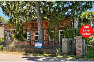Haus kaufen in 17321 Bergholz, HORN IMMOBILIEN ++ denkmalgeschütztes Fachwerkhaus in Bergholz bei Löcknitz