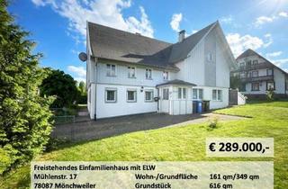 Einfamilienhaus kaufen in Mühlenstr. 17, 78087 Mönchweiler, Einfamilienhaus mit ELW - Ehemaliges Bauernhaus