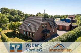 Einfamilienhaus kaufen in 24992 Jörl, Sehr gepflegtes Einfamilienhaus mit Doppelgarage und Werkstatt in zentraler Lage