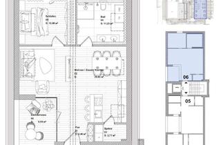Wohnung kaufen in 93138 Lappersdorf, Moderne 2-Zimmer-Wohnung mit überdachter Dachterrasse und luxuriösem Bad
