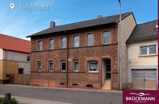 Haus kaufen in Hauptstraße 18, 67305 Ramsen, Sandstein, Scheune, Panoramablick vom Garten: Familienhaus mit Geschichte und Weitblick!